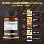  Agobi 5in1 Ashwagandha bottle and key ingredients