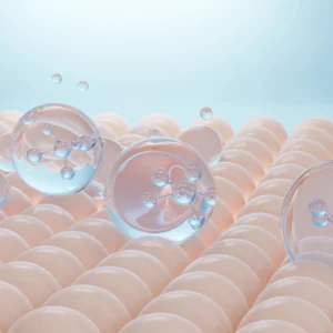 skincare cell being absorbed by the skin